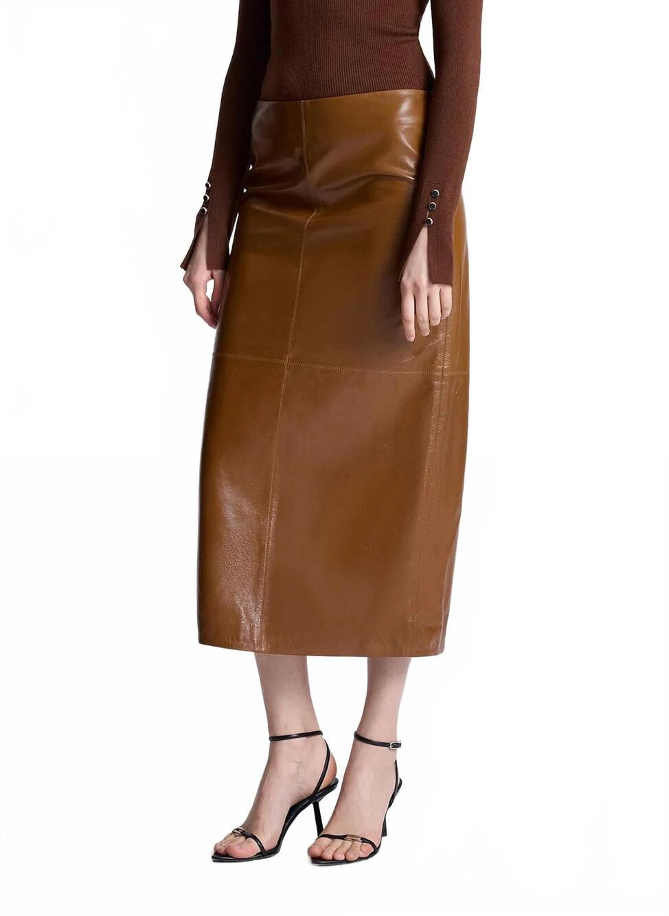 NEW A.L.C. marta skirt in brown